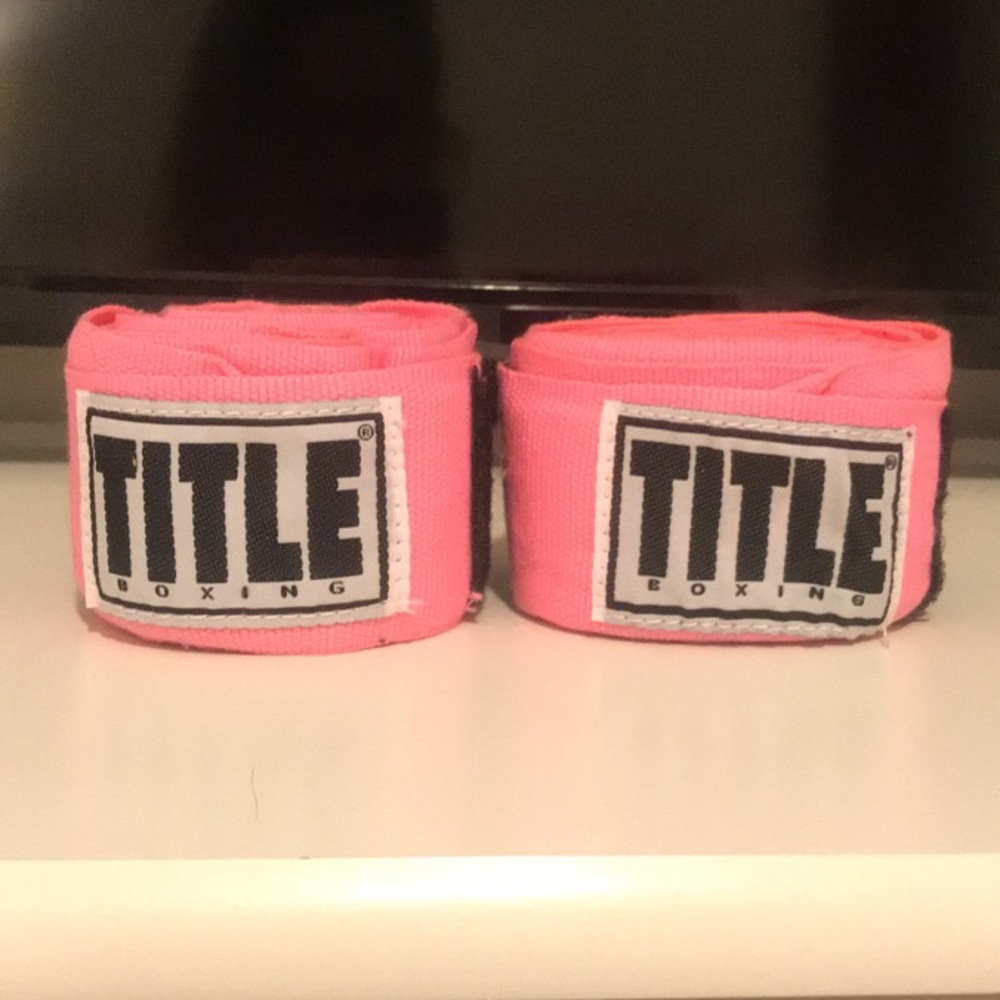 Title boxing hand grips